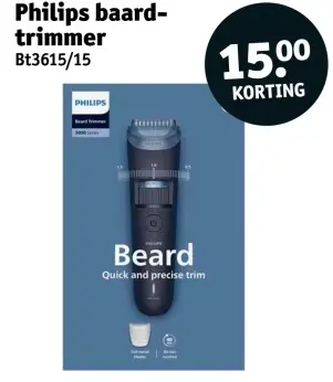 Promotie: Philips baardtrimmer