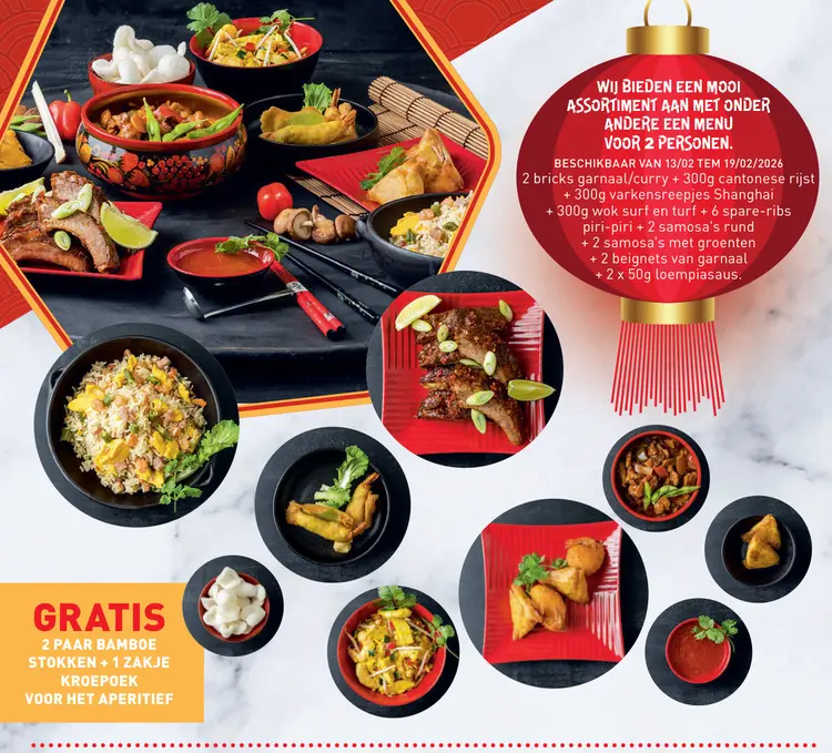 Promotie: Menu voor 2 personen