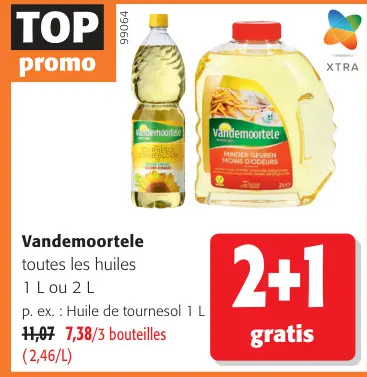 Offre: Huile de tournesol