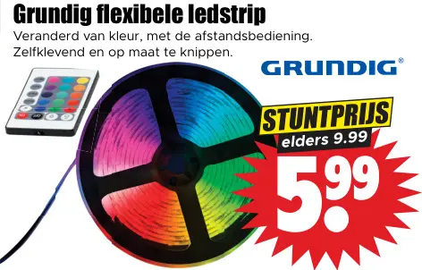 Aanbieding: Flexibele ledstrip