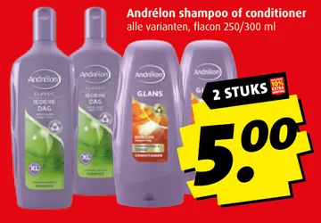 Aanbieding: Andrélon shampoo of conditioner