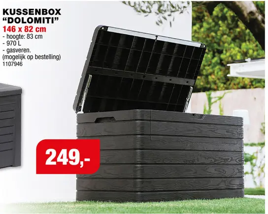Promotie: Kussenbox "dolomiti"