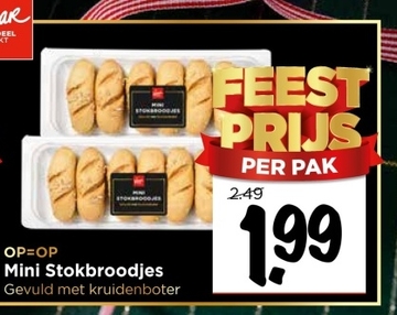 Aanbieding: Mini Stokbroodjes