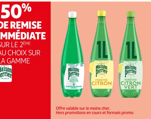 Offre: Maison Perrier sparkling water