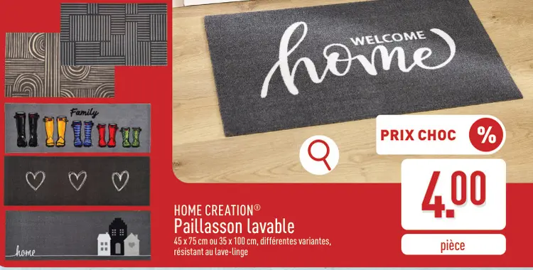 Offre: Paillasson lavable