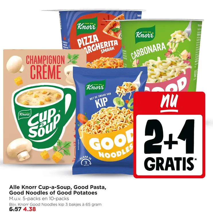 Aanbieding: Cup-a-Soup, Good Pasta, Good Noodles of Good Potatoes