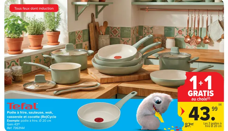 Offre: Poêle à frire, sauteuse, wok, casserole et cocotte