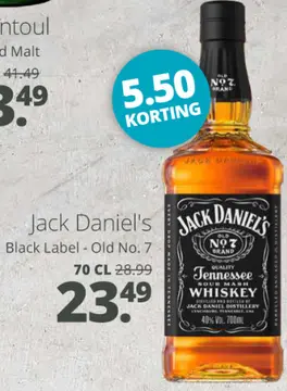 Aanbieding: Jack Daniel's Black Label - Old No. 7