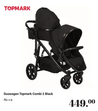 Aanbieding: Duowagen Topmark Combi 2 Black