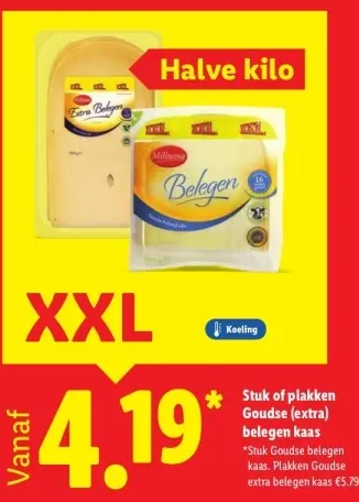 Aanbieding: Goudse (extra) belegen kaas