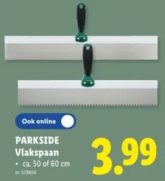 Promotie: Vlakspaan