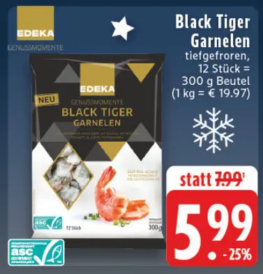 Aanbieding: Black Tiger Garnelen