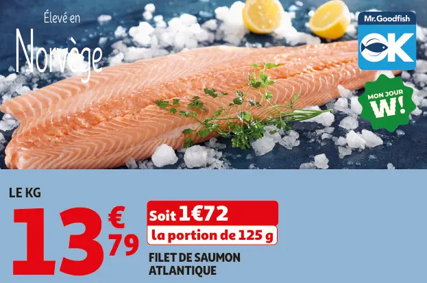 Promotie: Filet de saumon atlantique