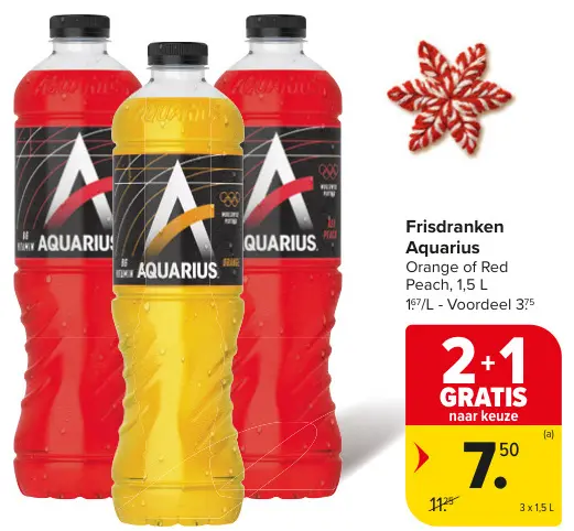 Promotie: Frisdranken Aquarius