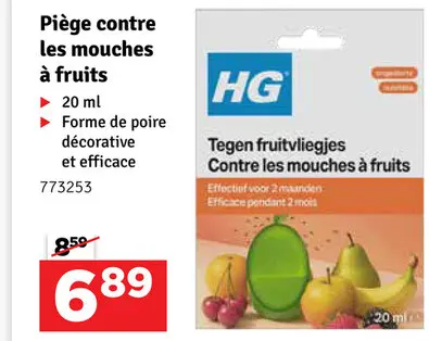Offre: Piège contre les mouches à fruits