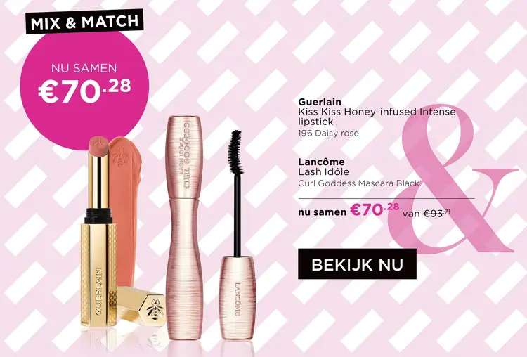 Aanbieding: Kiss Kiss Honey-infused Intense lipstick & La
