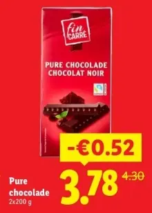 Aanbieding: Pure chocolade