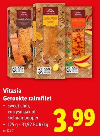 Aanbieding: Gerookte zalmfilet