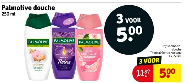 Aanbieding: Palmolive douche
