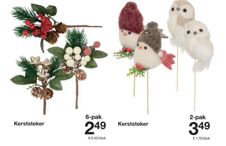 Aanbieding: Kerststekers