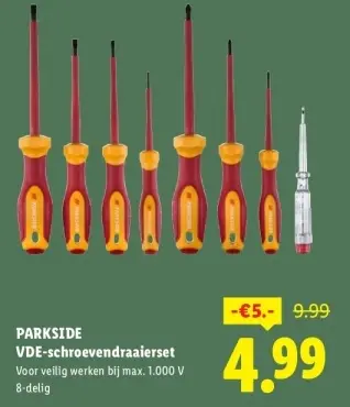 Aanbieding: VDE-schroevendraaierset