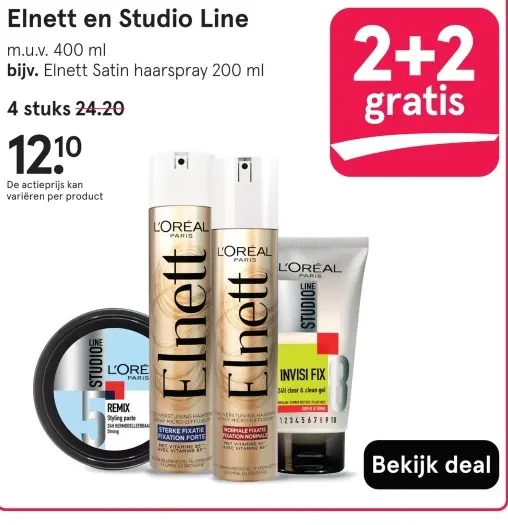 Aanbieding: Elnett en Studio Line