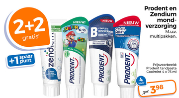 Aanbieding: Prodent en Zendium mondverzorging