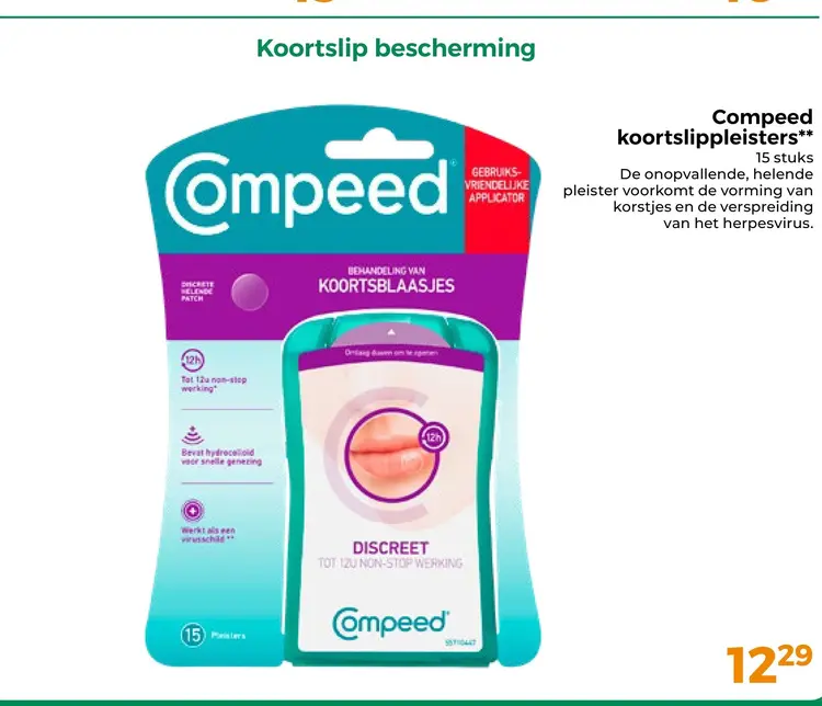 Aanbieding: koortslippleisters