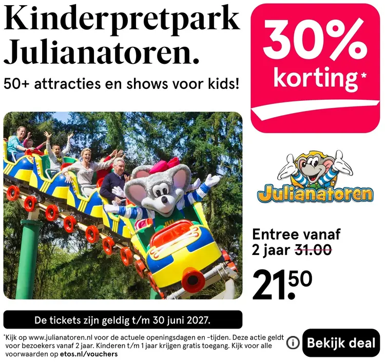 Aanbieding: Kinderpretpark Julianatoren