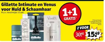 Aanbieding: Gillette Intimate en Venus voor Huid & Schaamhaar