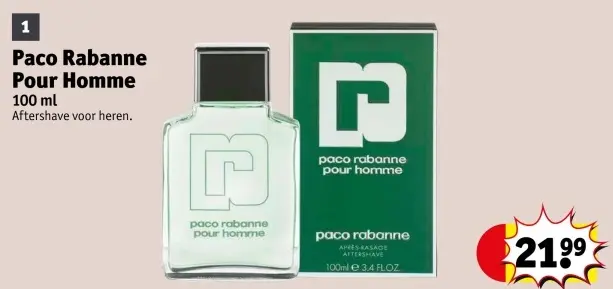 Aanbieding: Paco Rabanne Pour Homme