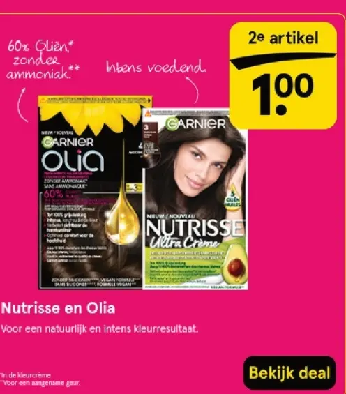 Aanbieding: Nutrisse en Olia