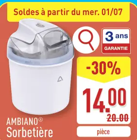 Offre: Sorbetière