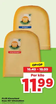 Aanbieding: PLUS Klaverland Kaas