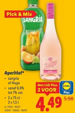 Aanbieding: Aperitief