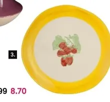 Aanbieding: Dinerbord fruit geel