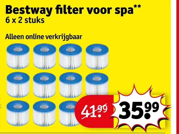 Aanbieding: Bestway filter voor spa