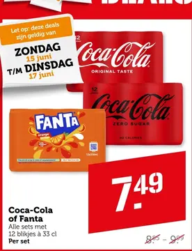 Aanbieding: Coca-Cola of Fanta