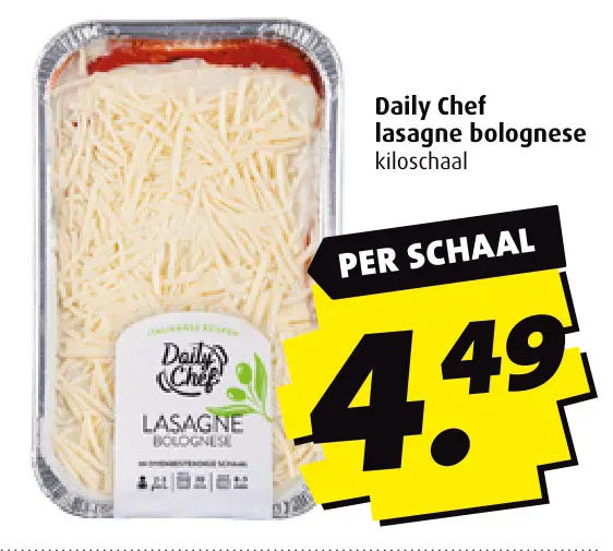 Aanbieding: lasagne bolognese