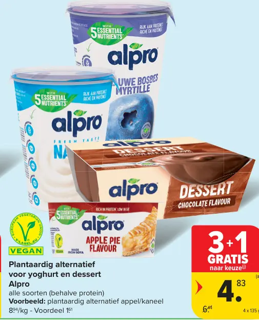 Promotie: Plantaardig alternatief voor yoghurt en dessert