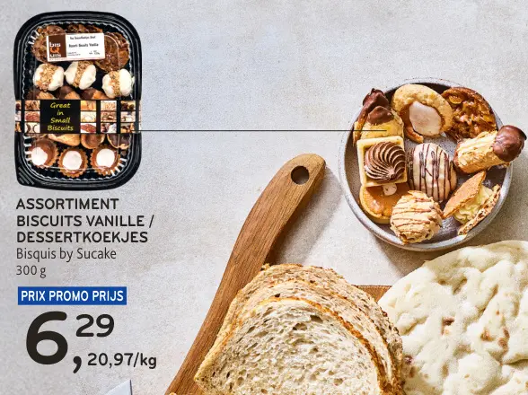 Offre: Assortiment biscuits vanille / dessertkoekjes