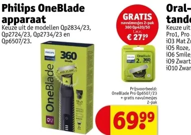 Aanbieding: OneBlade apparaat