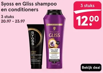 Aanbieding: Shampoo en conditioners