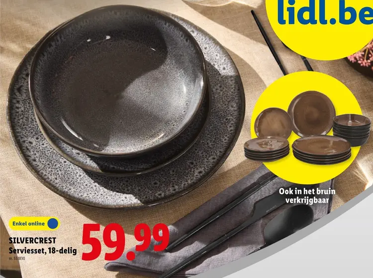 Promotie: Serviesset