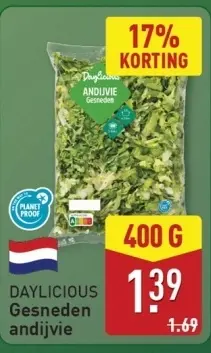 Aanbieding: Gesneden andijvie