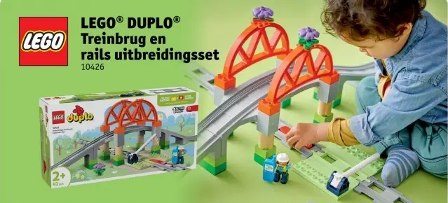 Aanbieding: DUPLO Treinbrug en rails uitbreidingsset
