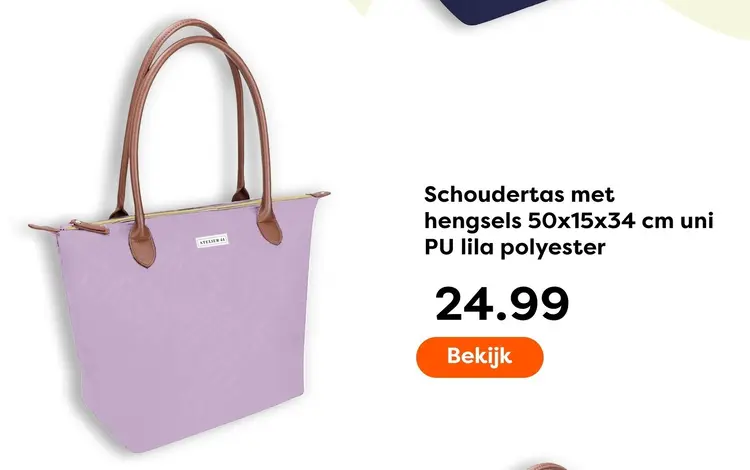 Aanbieding: Schoudertas met hengsels