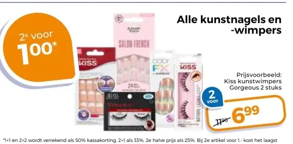 Aanbieding: Kunstnagels en -wimpers