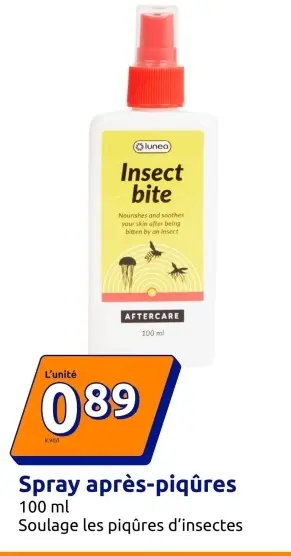 Offre: Spray après-piqûres