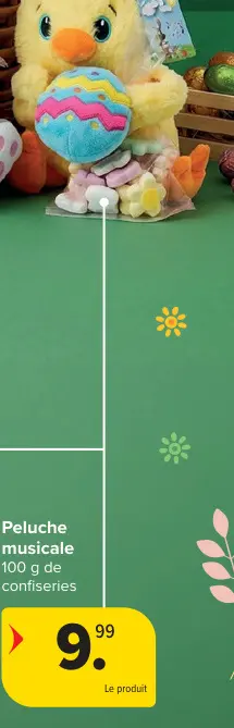 Offre: Peluche musicale